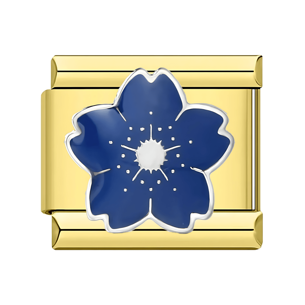 Blue Primrose Flower | Gold