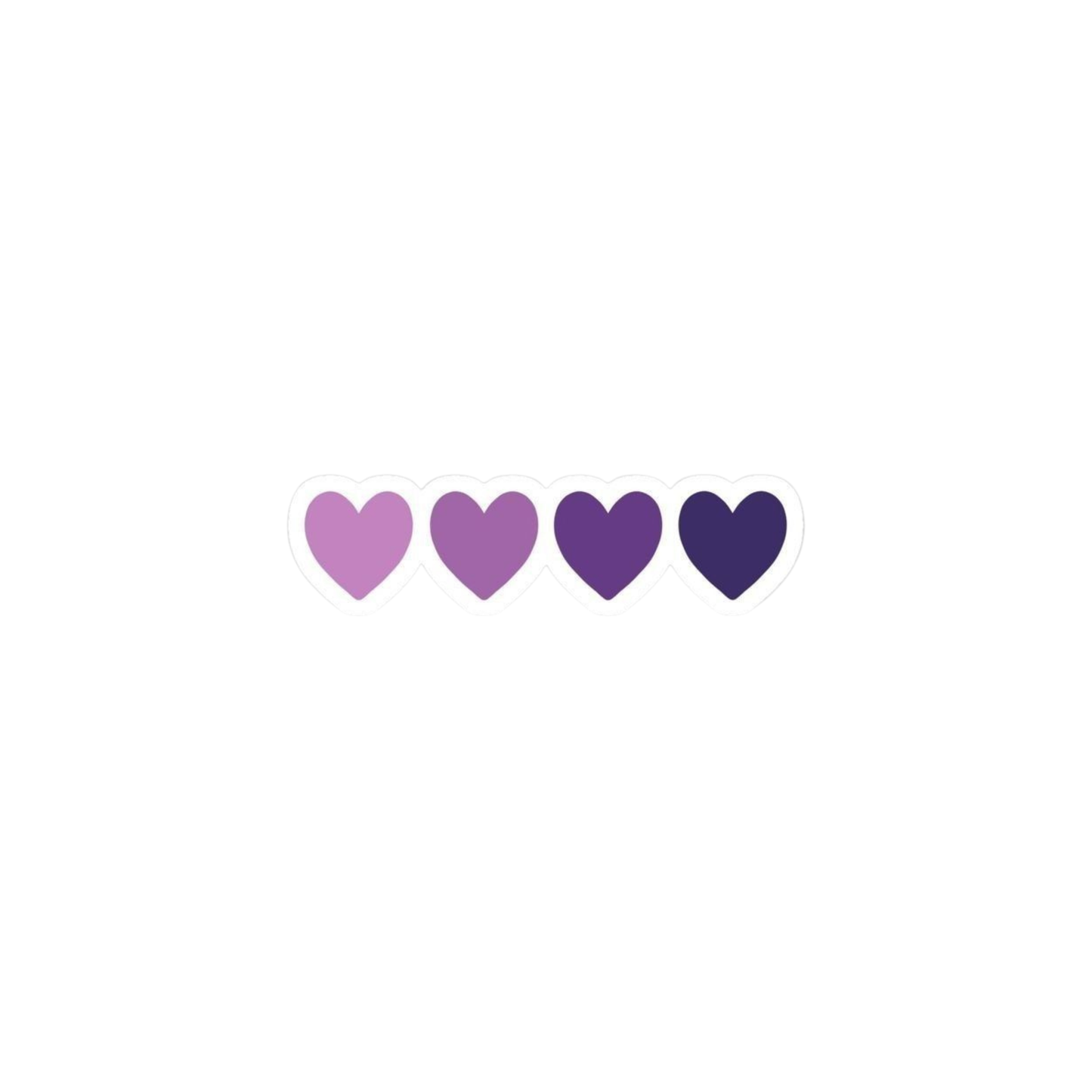 4 mini hearts