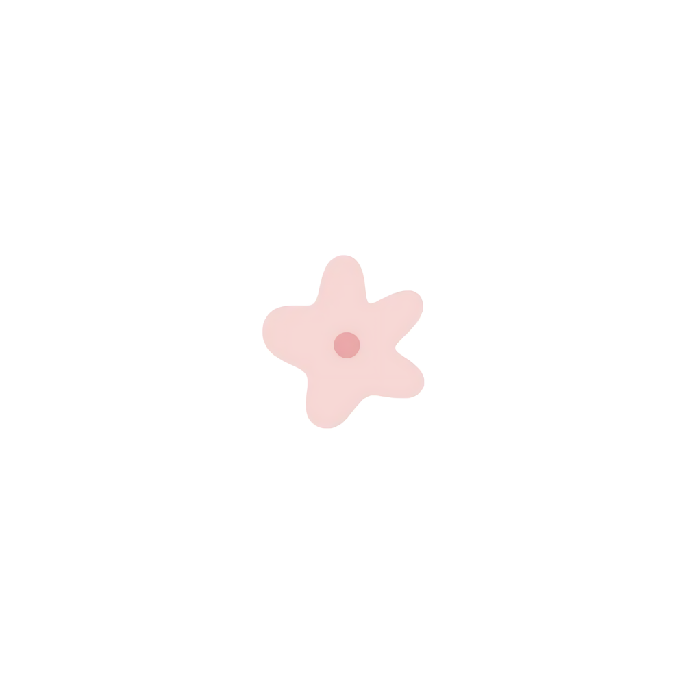 Cute pink star