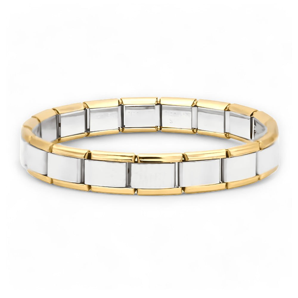Ohmycharmz™ Italian Bracelet | Gold Trim