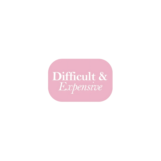 Difficult and expensive