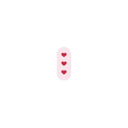 3 mini hearts