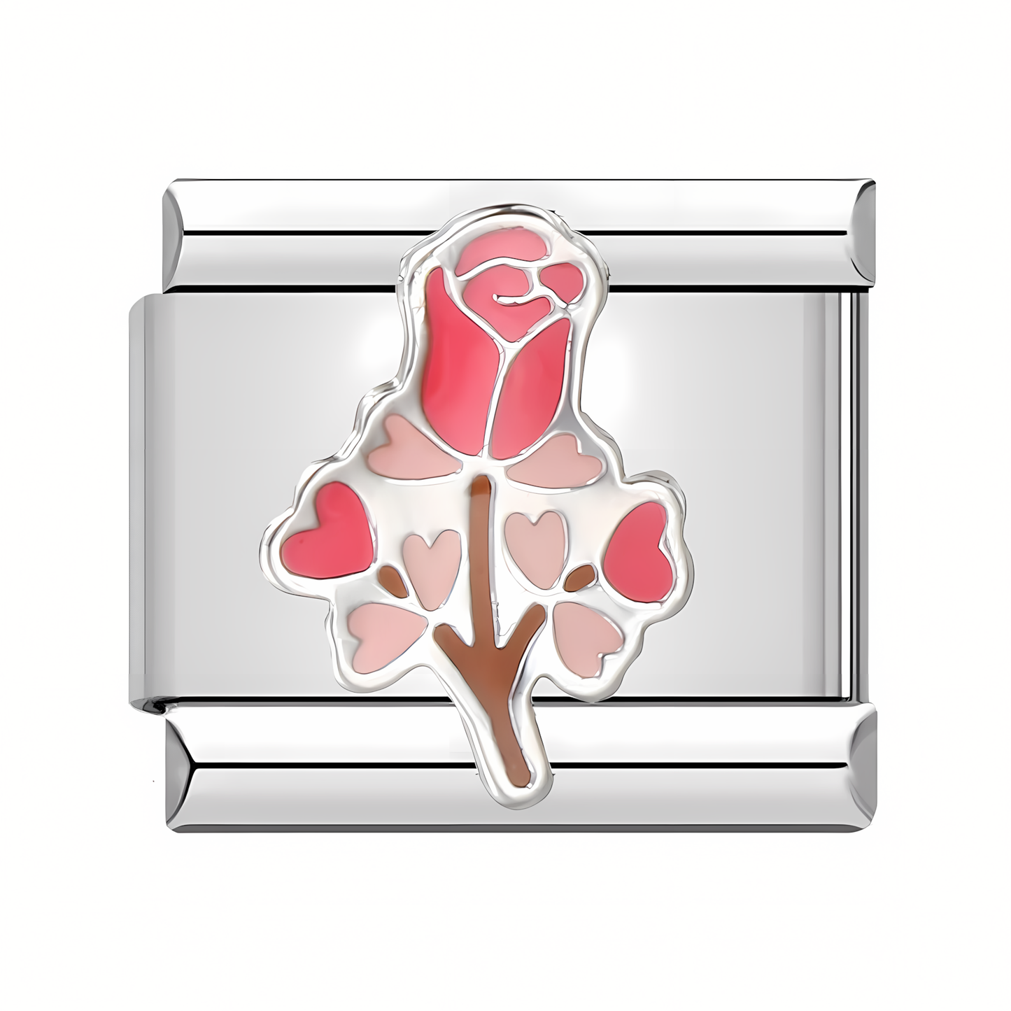 Red Flower with Heart Petals