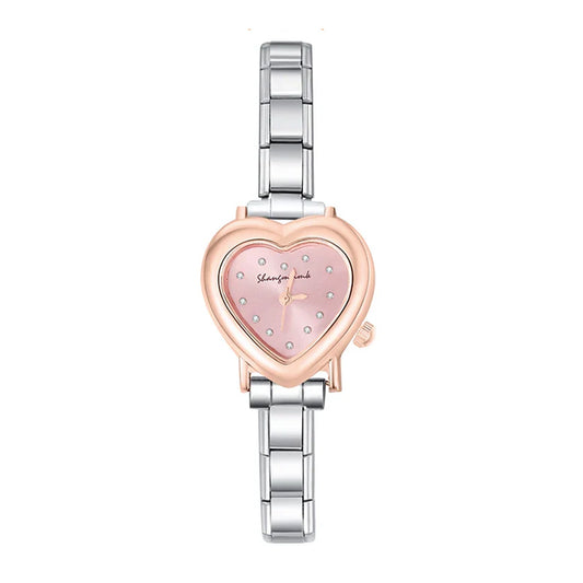 Italian Bracelet Watch | The Pink Heart