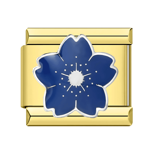 Blue Primrose Flower | Gold