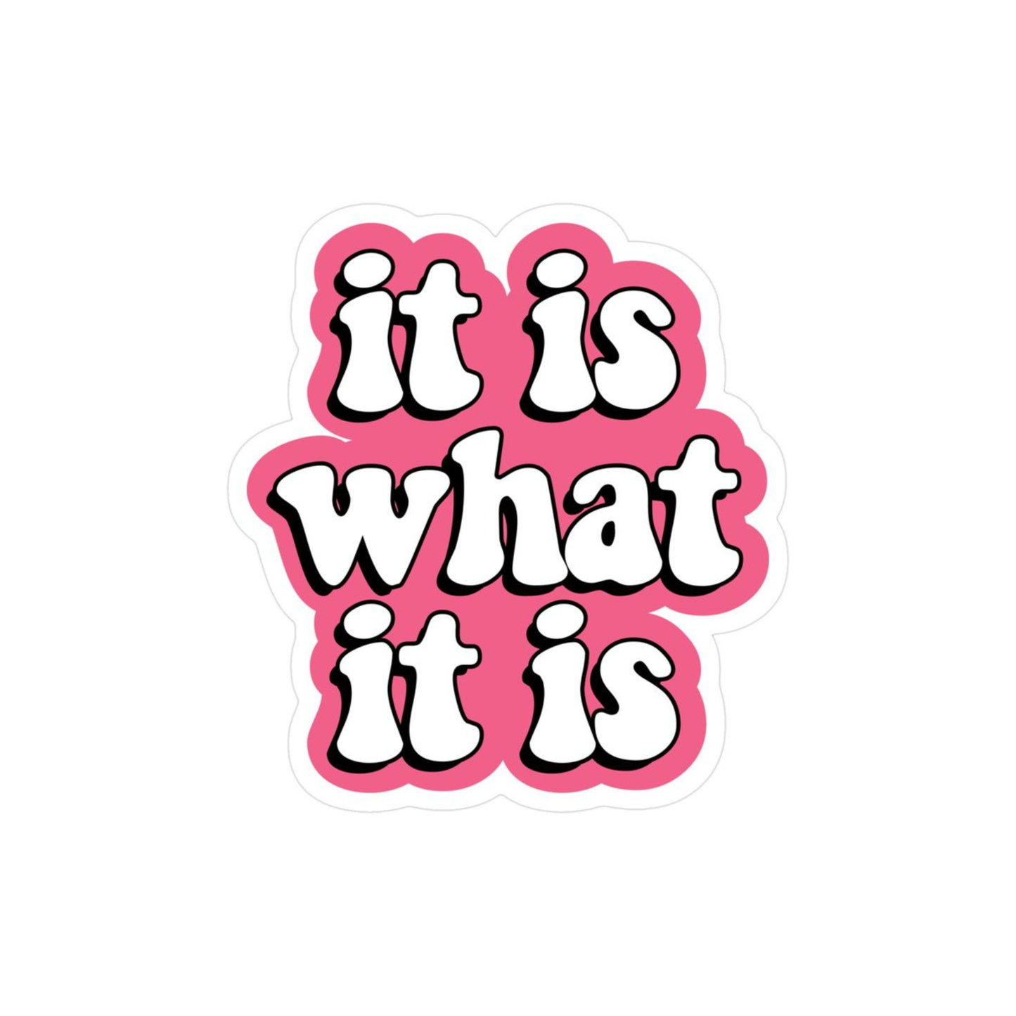 It is what it is