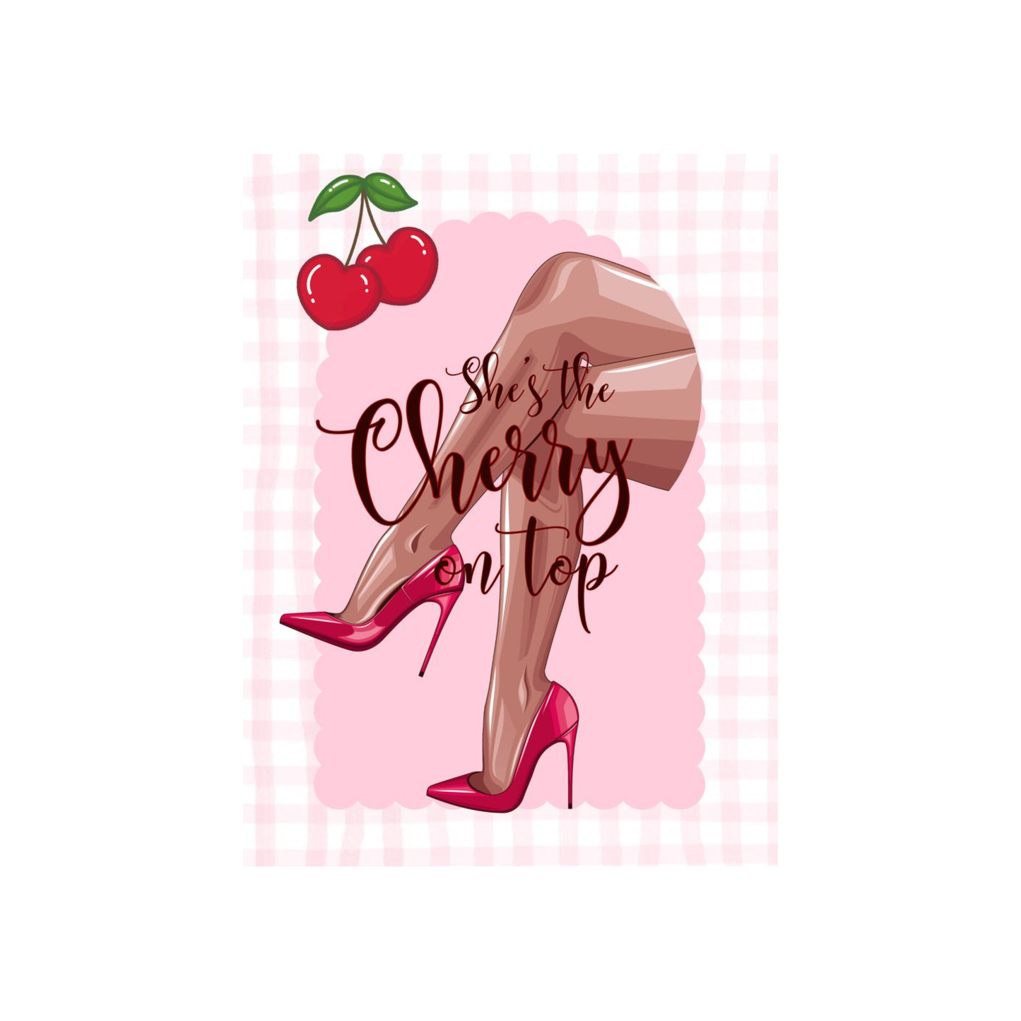 Cherry stilettos
