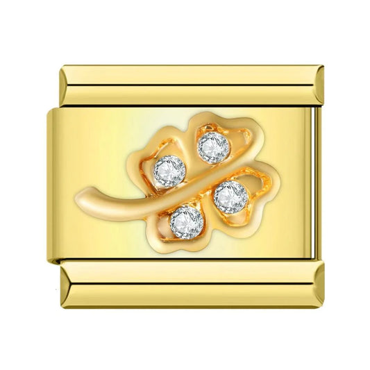 Stem with Crystals | Gold