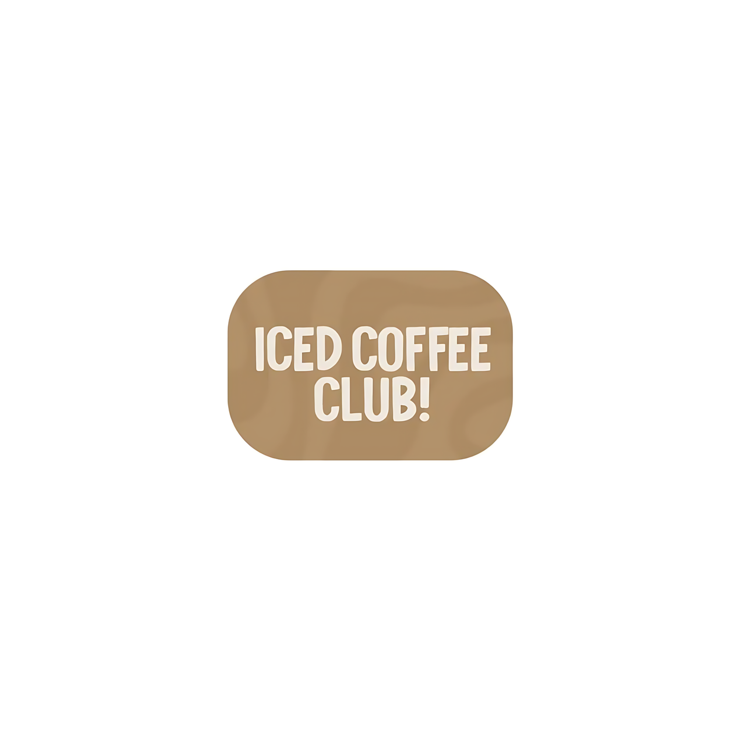 Iced coffee club!